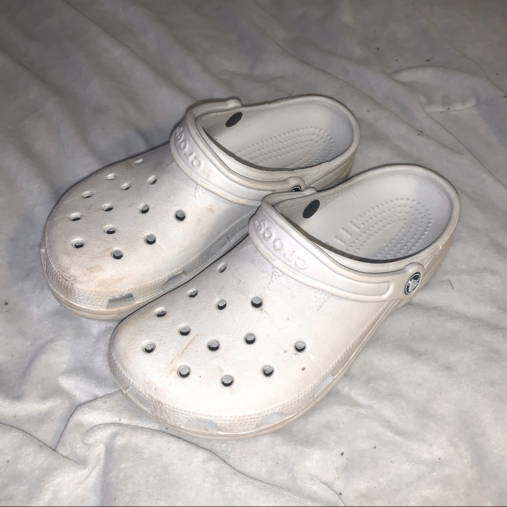 Grey Crocs